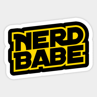 NerdBabe Sticker